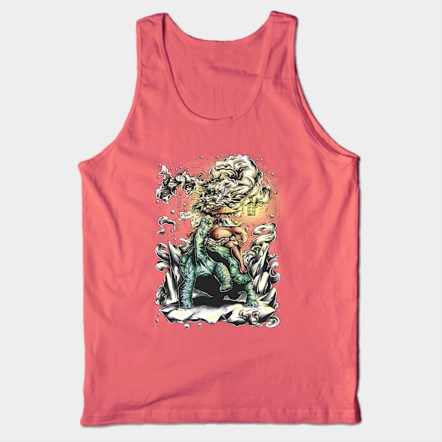 The Magician Tank Top by VintageHeroes